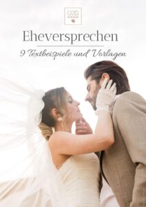 9 Textvorlagen Eheversprechen, Beispieltext Treuegelübde