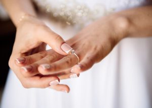 perfekte Nägel am Hochzeitstag