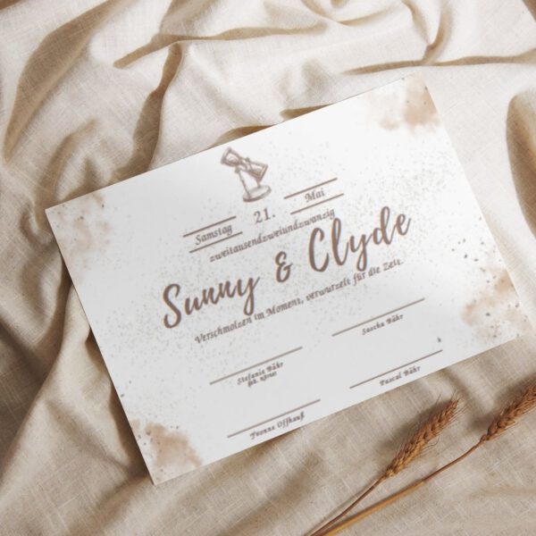 Vorlage Trauurkunde Hochzeitsurkunde Sand Ritual