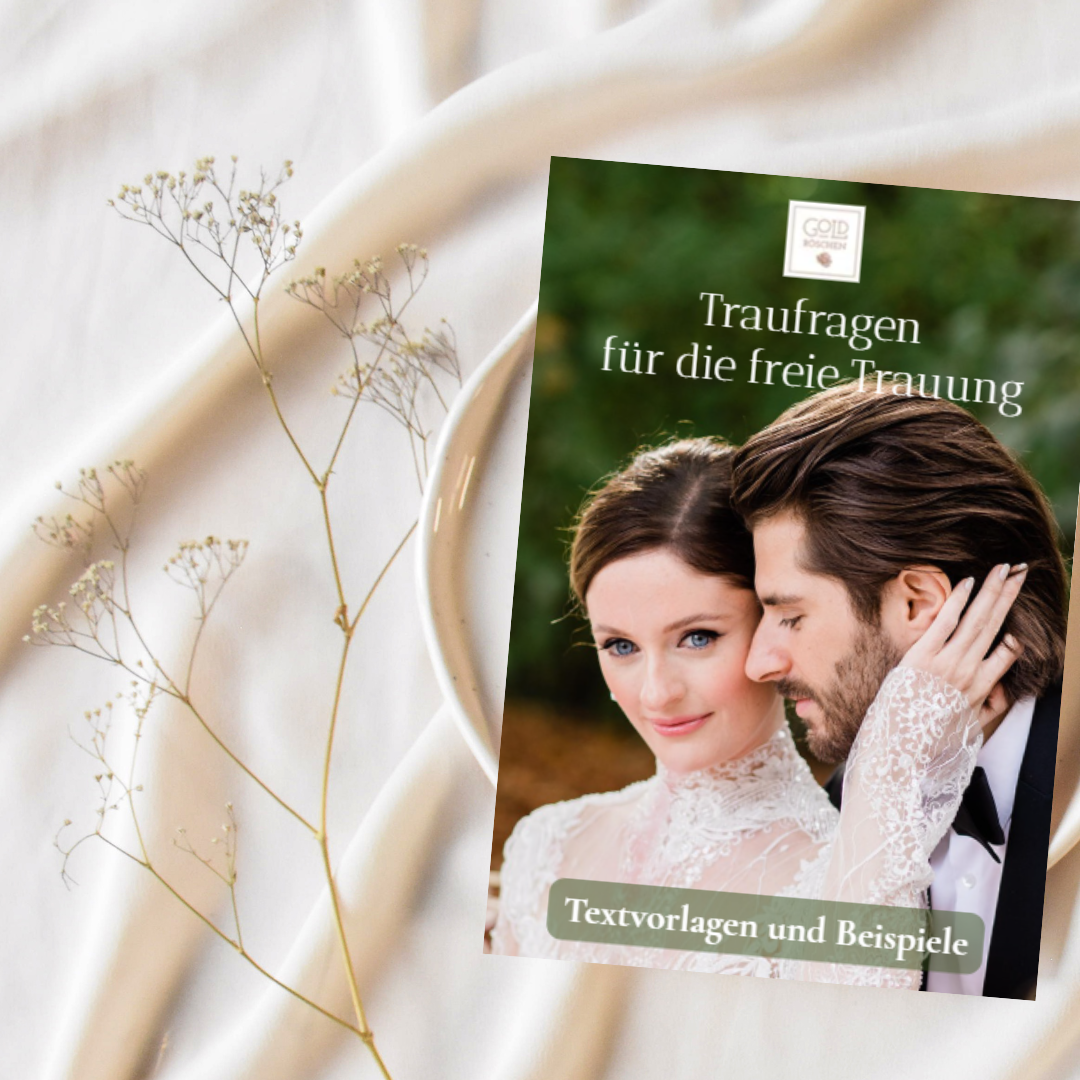 Traufragen für die freie Trauung – Textvorlagen und Beispiele als eBook Cover