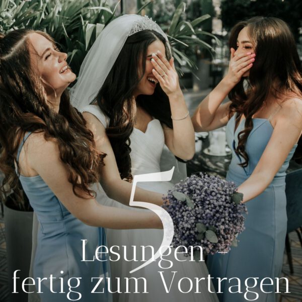 Lesungen freie Trauung für Gäste Vorlage mit fertigen Texten zum Vortragen bei Hochzeit