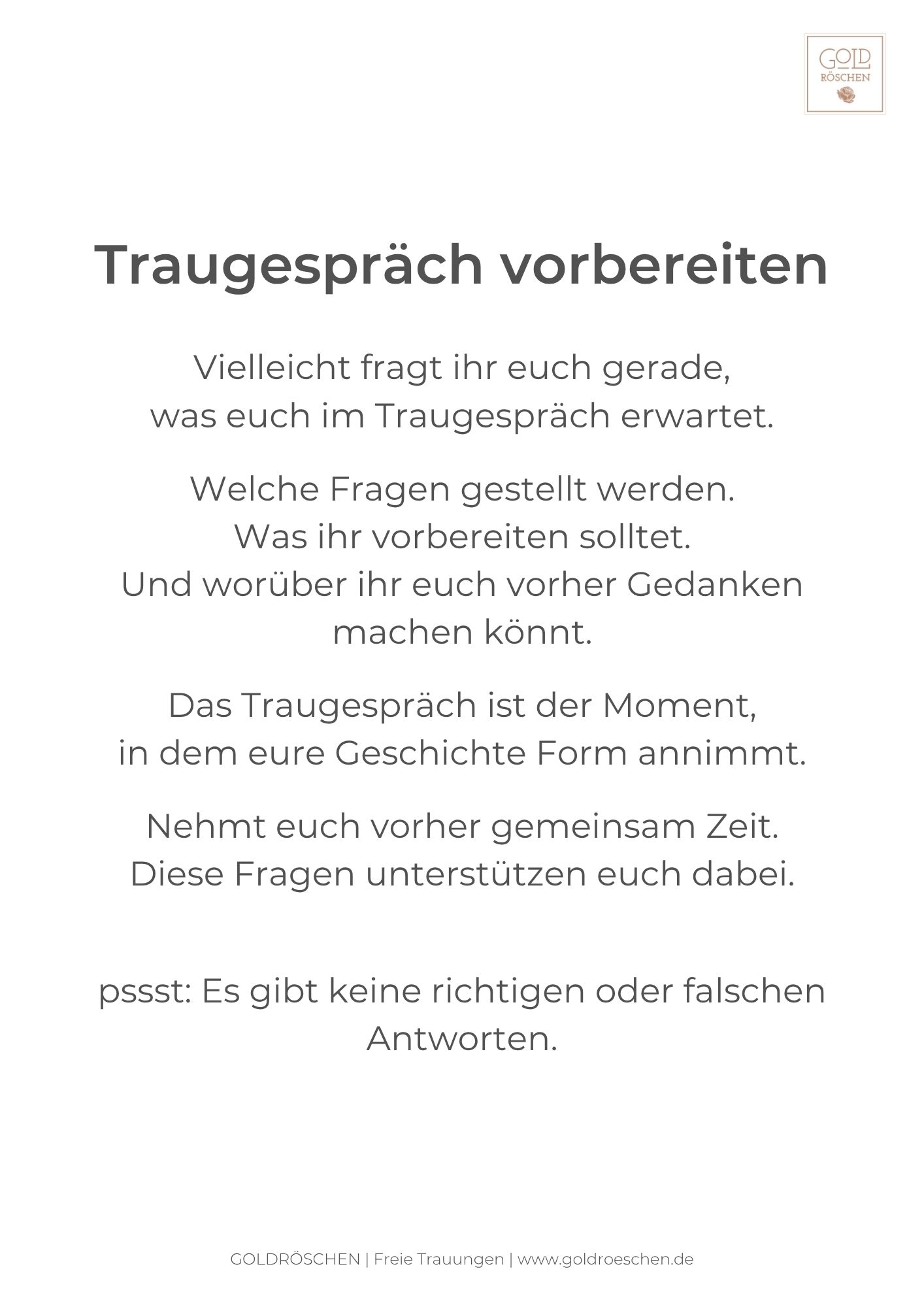 Tipps zur Vorbereitung auf das Traugespräch freie Trauung
