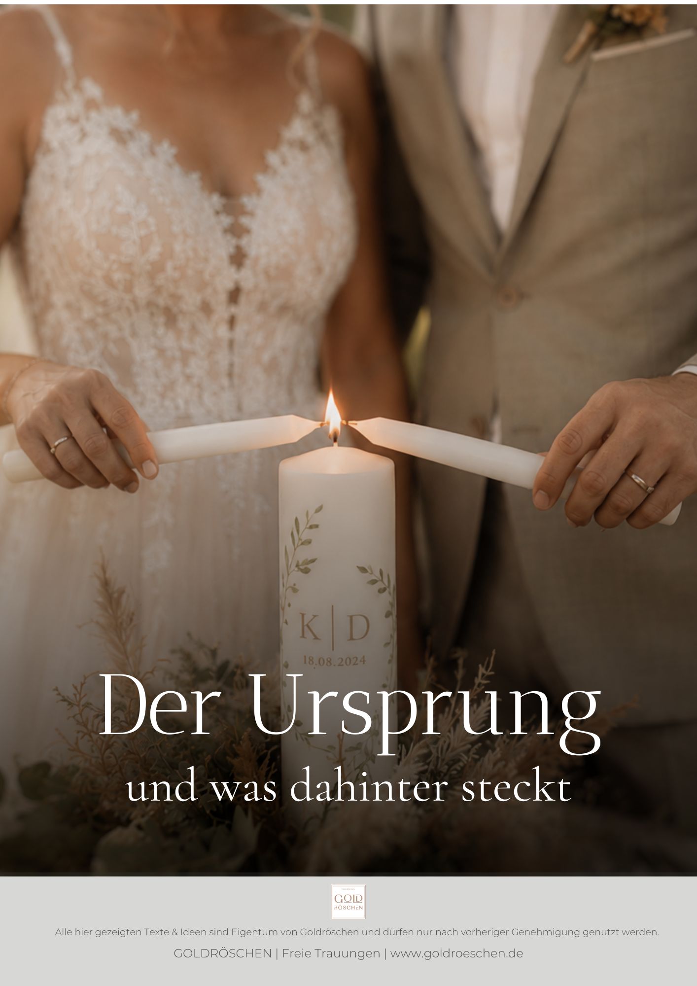 Hochzeitskerze: 4 Varianten für die freie Trauung – Texte & Ablauf – Bild 9