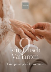 Cover des TrauWorte Guides 9 Ringtausch Varianten – Eine passt perfekt zu euch