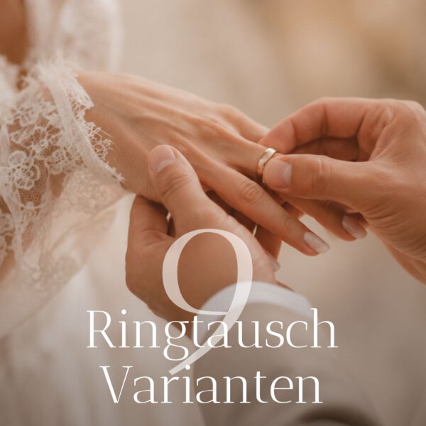 Cover des TrauWorte Guides 9 Ringtausch Varianten – Eine passt perfekt zu euch