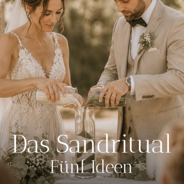 Cover des eBooks „Das Sandritual – Fünf Ideen für die freie Trauung“