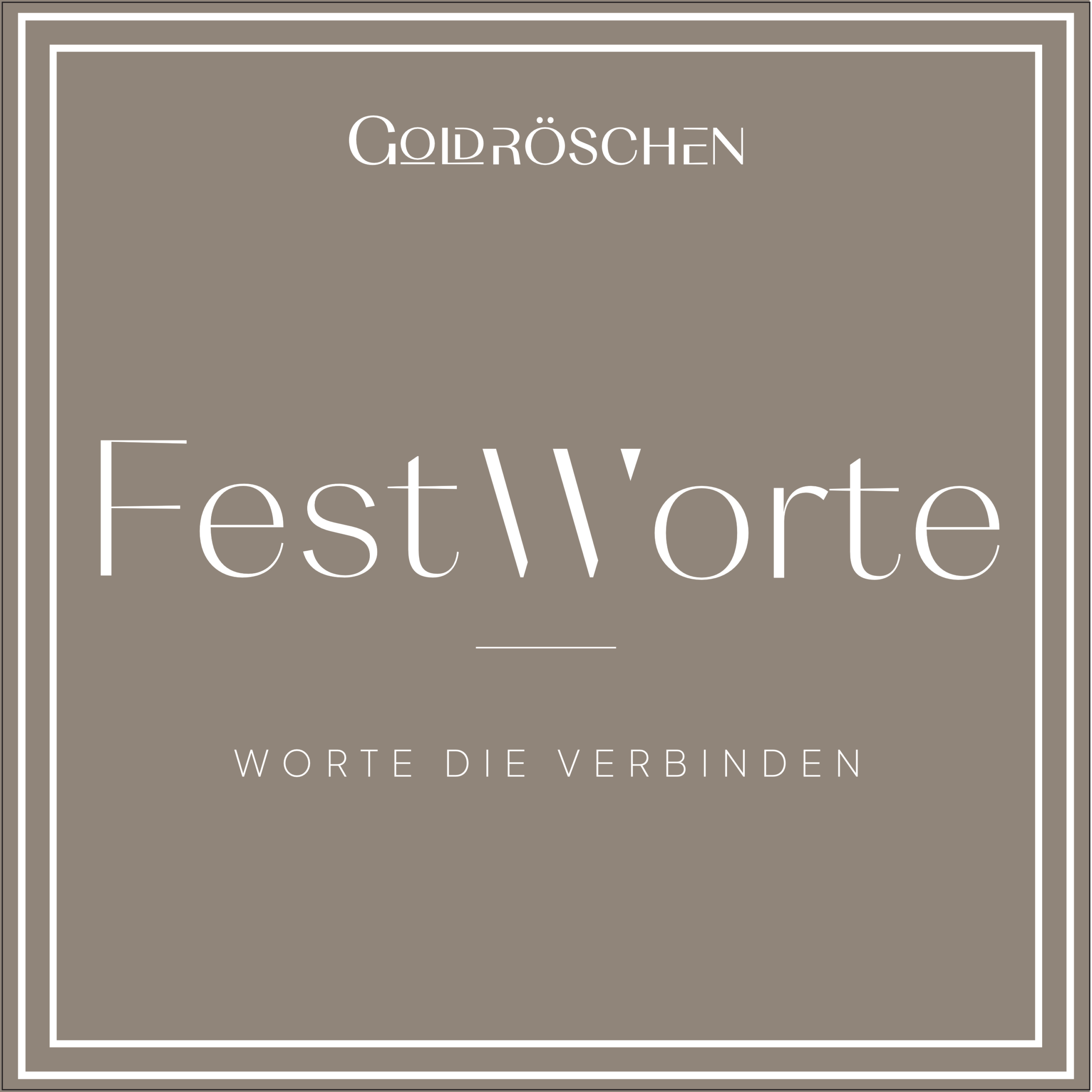 FestWorte Logo von Goldröschen – Worte für Hochzeiten, Wünsche, Fürbitten und Reden.