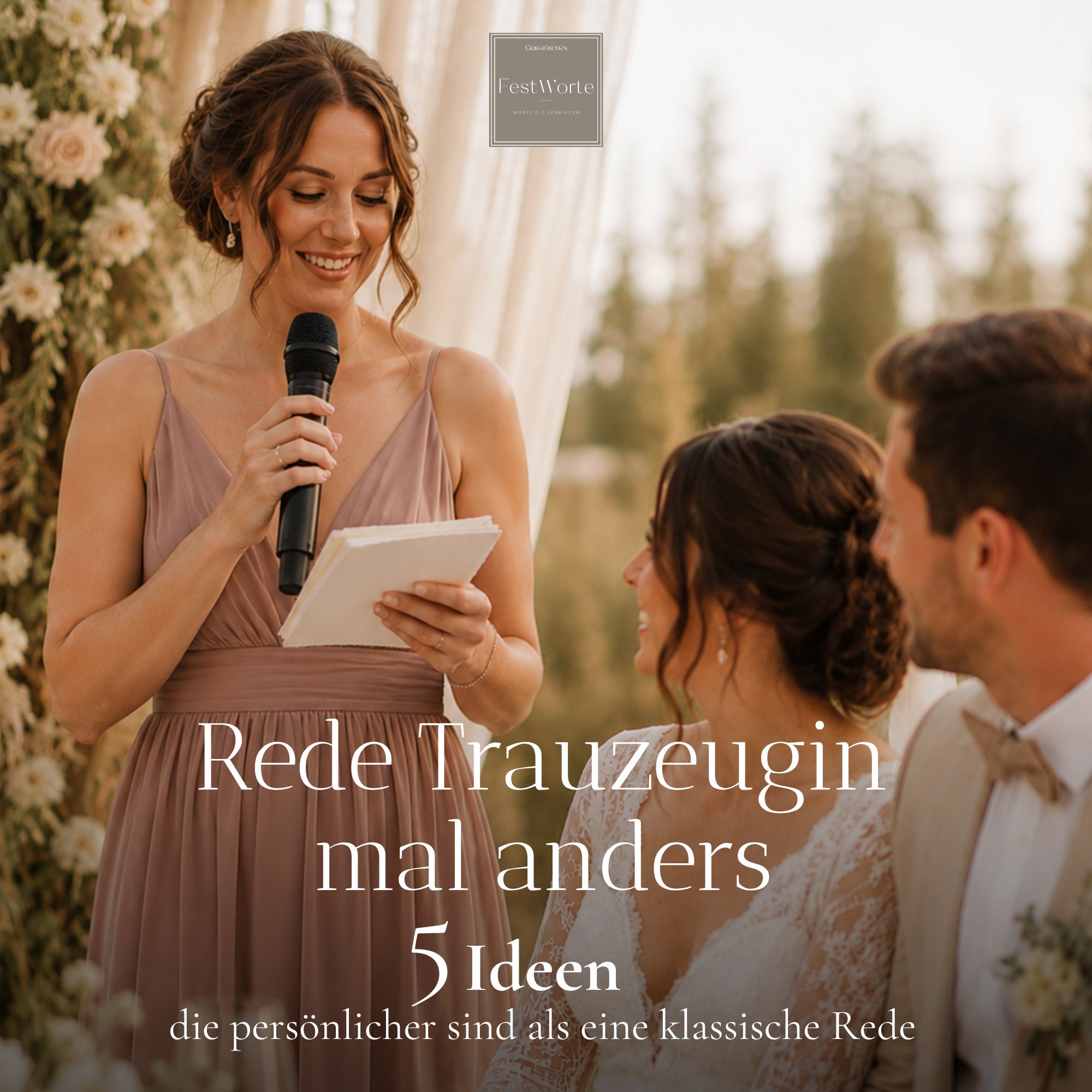 PDF Rede Trauzeugin mit fünf Ideen für eine persönliche Alternative zur klassischen Hochzeitsrede