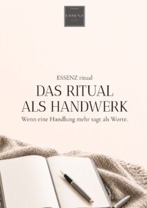 Cover des ESSENZ-Fachbuchs Das Ritual als Handwerk